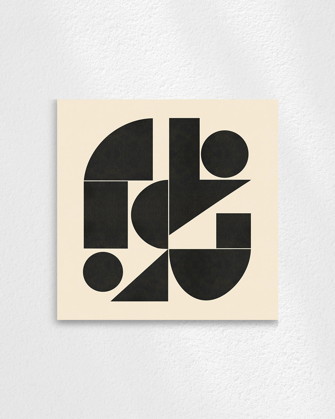 Shape Harmony 04 – Black Formポスター（35×35cm/50×50cm）