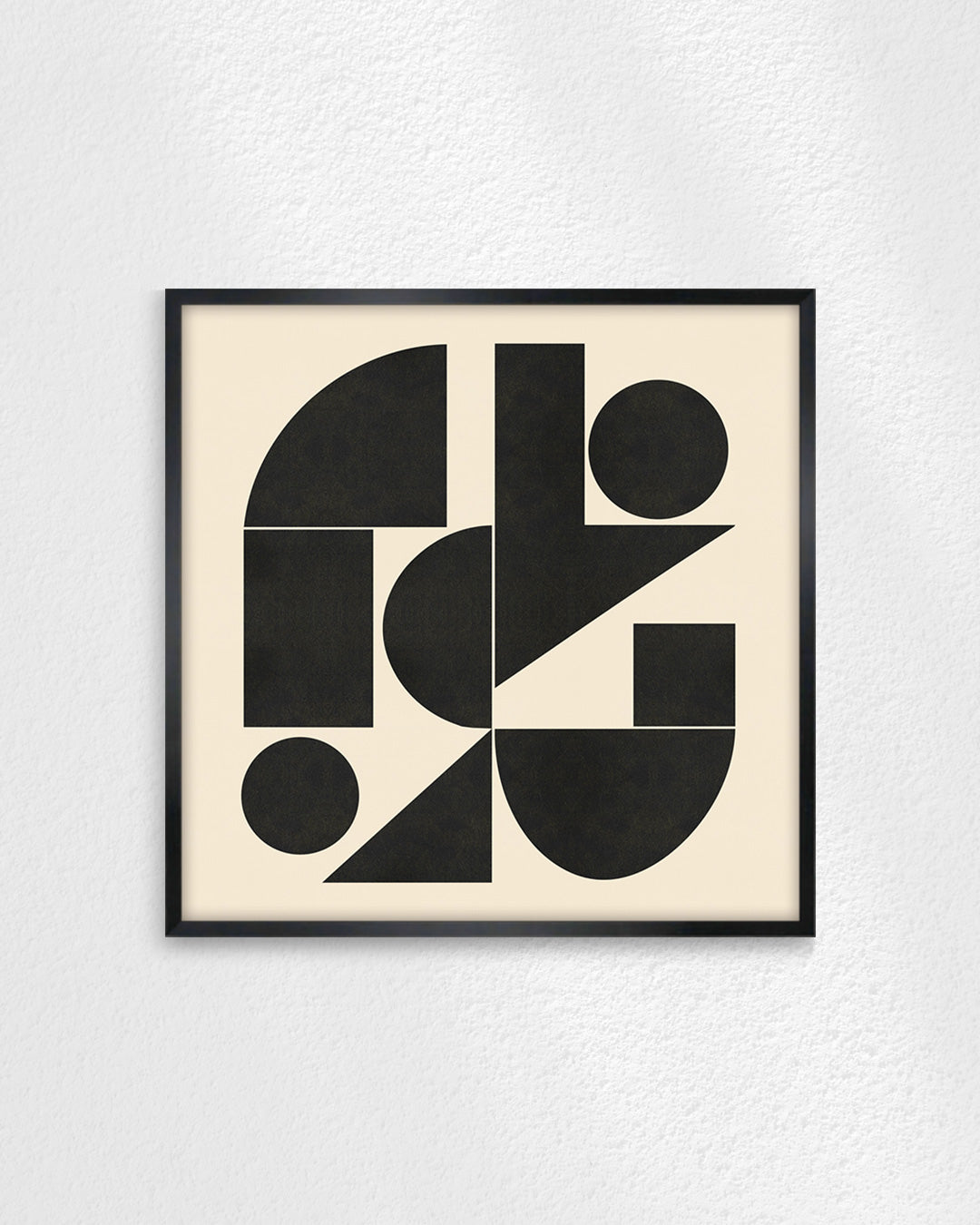 Shape Harmony 04 – Black Formポスター（35×35cm/50×50cm）
