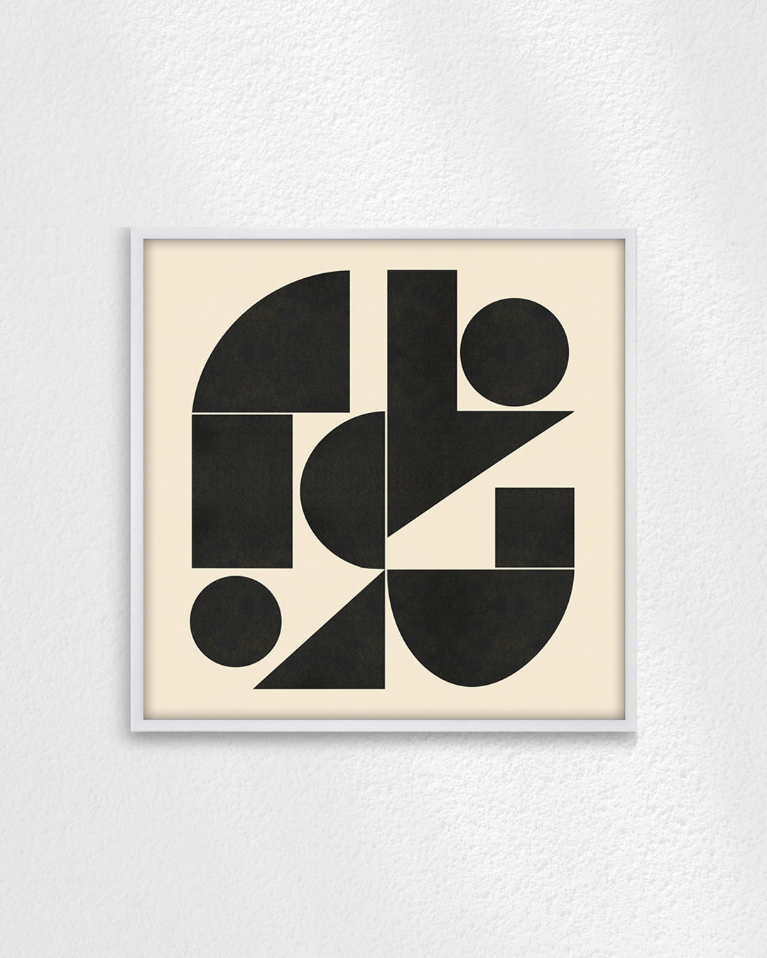 Shape Harmony 04 – Black Formポスター（35×35cm/50×50cm）