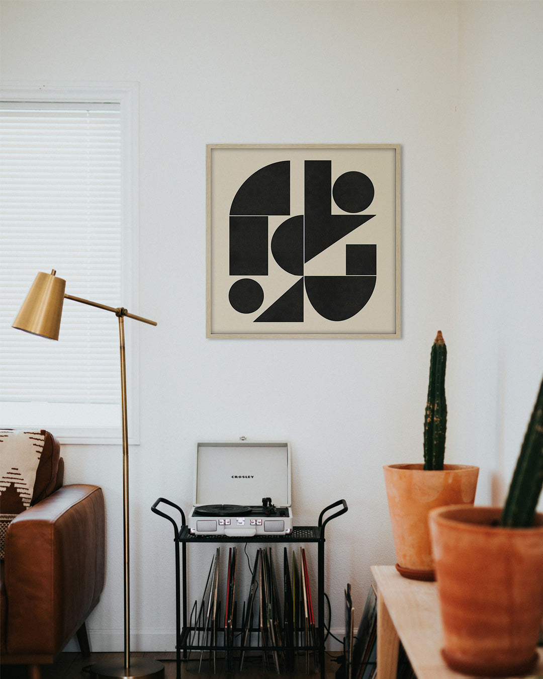 Shape Harmony 04 – Black Formポスター（35×35cm/50×50cm）