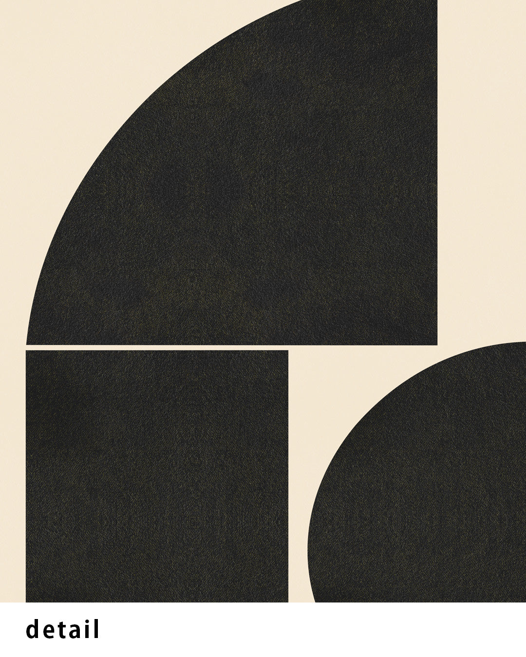 Shape Harmony 04 – Black Formポスター（35×35cm/50×50cm）
