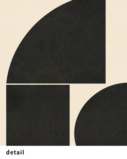 Shape Harmony 04 – Black Formポスター（35×35cm/50×50cm）