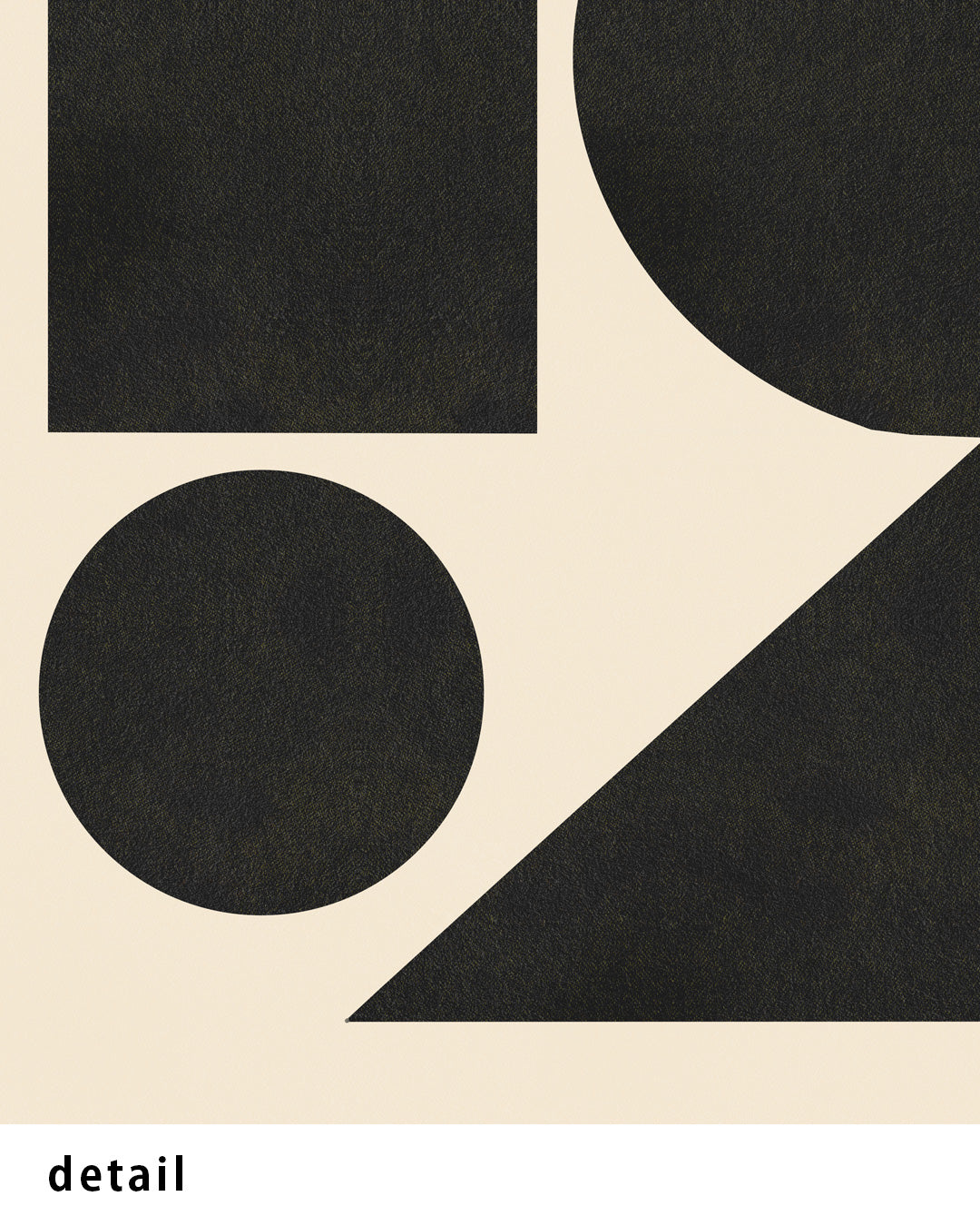 Shape Harmony 04 – Black Formポスター（35×35cm/50×50cm）