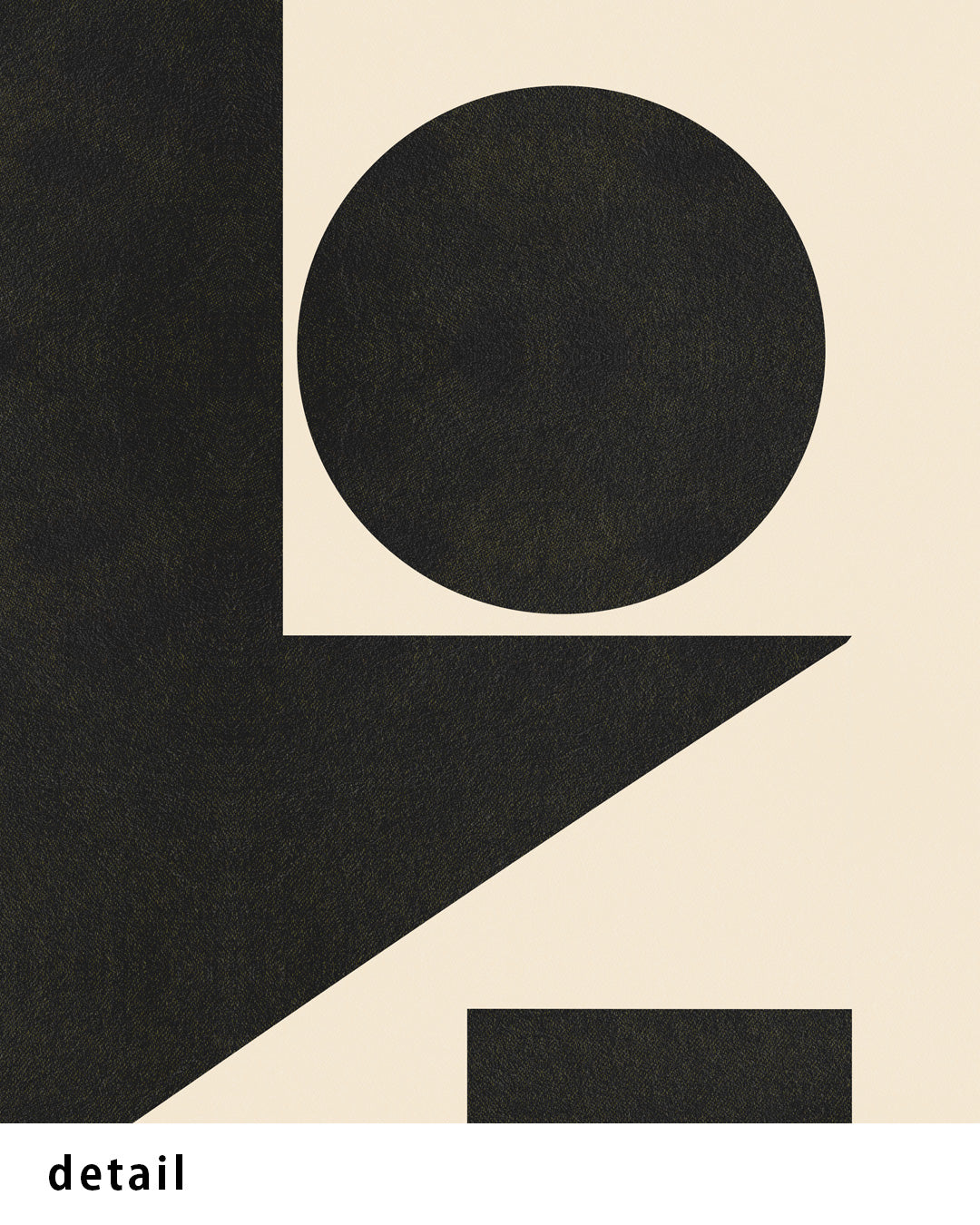 Shape Harmony 04 – Black Formポスター（35×35cm/50×50cm）