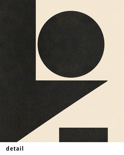 Shape Harmony 04 – Black Formポスター（35×35cm/50×50cm）