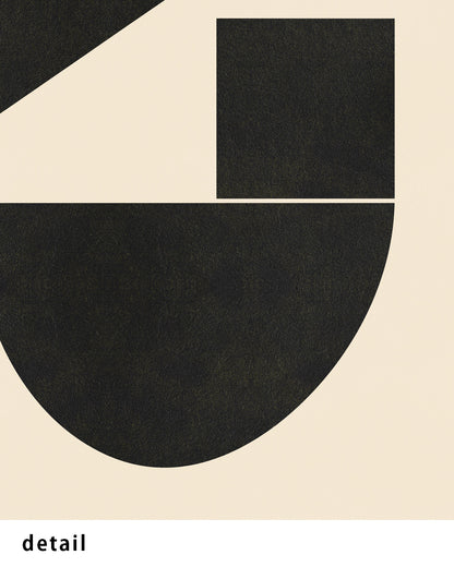 Shape Harmony 04 – Black Formポスター（35×35cm/50×50cm）