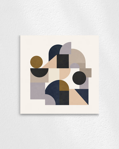 Shape Harmony 05 – Quiet Layerポスター（35×35cm/50×50cm）