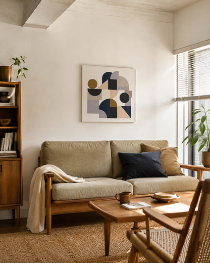 Shape Harmony 05 – Quiet Layerポスター（35×35cm/50×50cm）