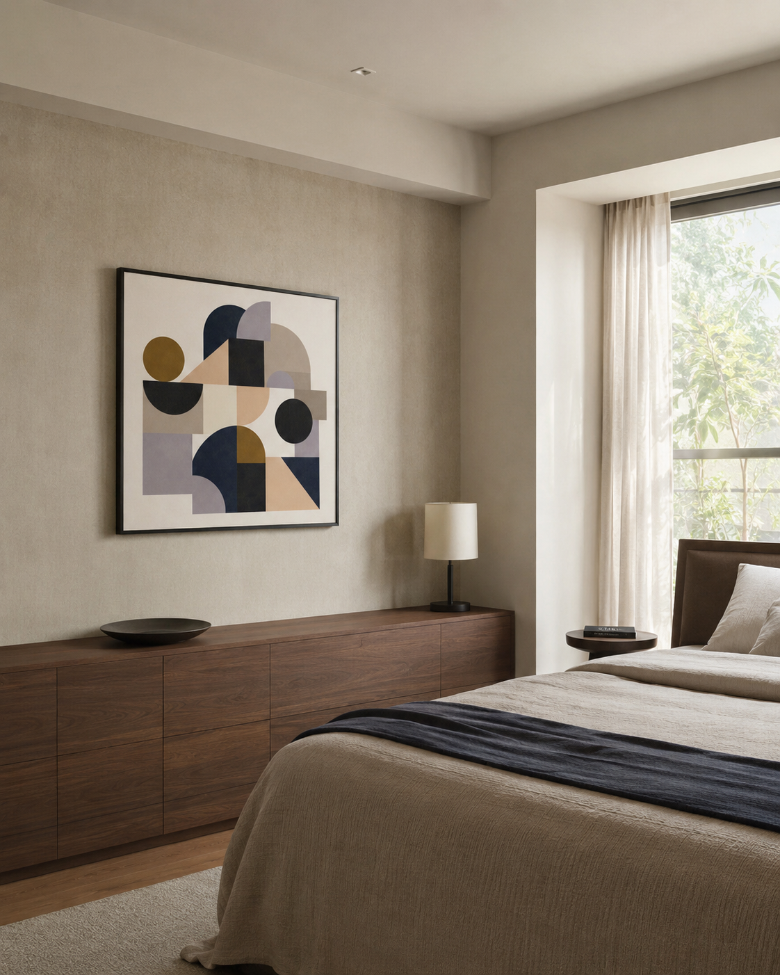 Shape Harmony 05 – Quiet Layerポスター（35×35cm/50×50cm）