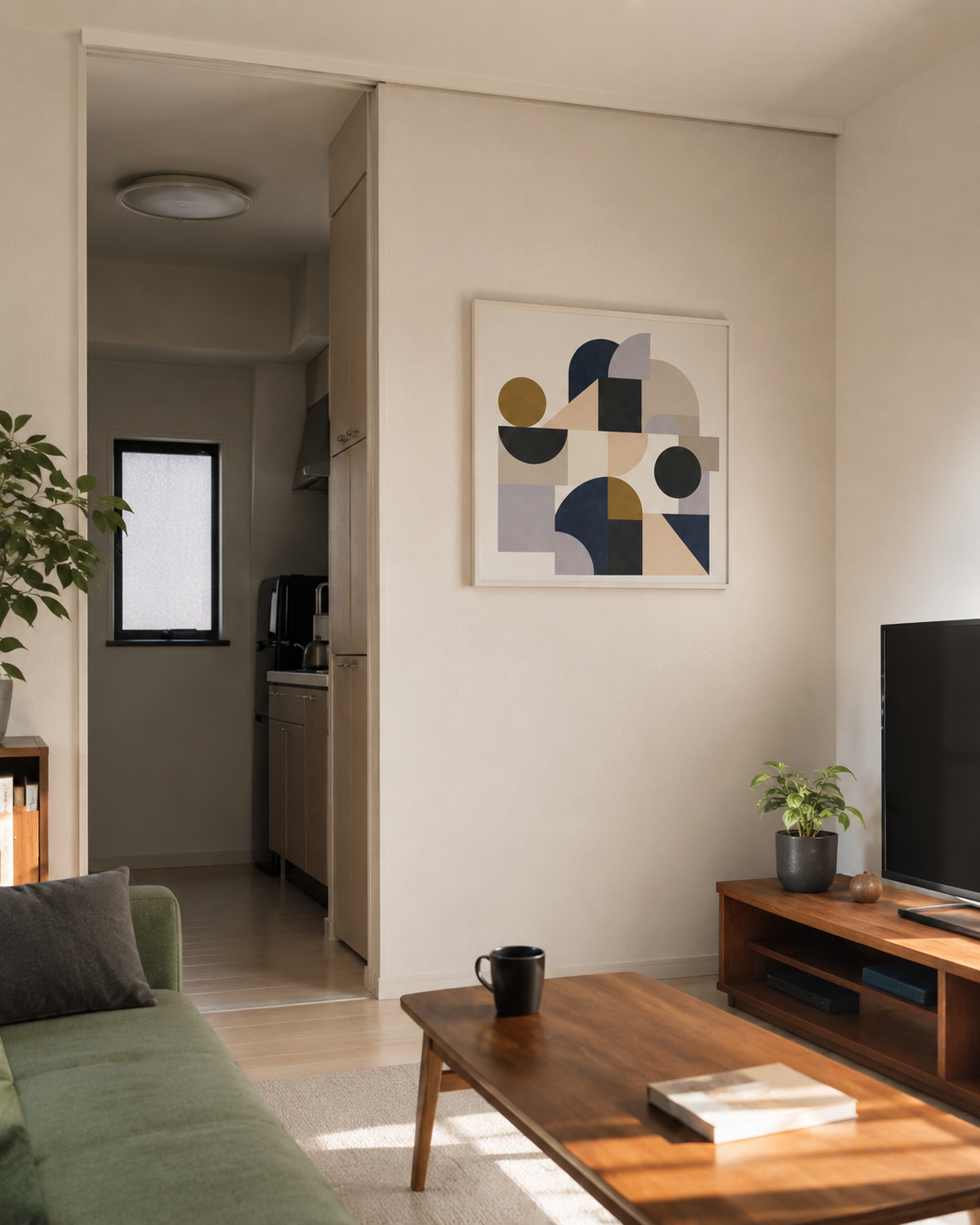Shape Harmony 05 – Quiet Layerポスター（35×35cm/50×50cm）