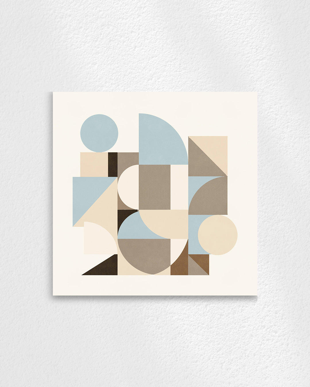 Shape Harmony 06 – Airy Neutralポスター（35×35cm/50×50cm）