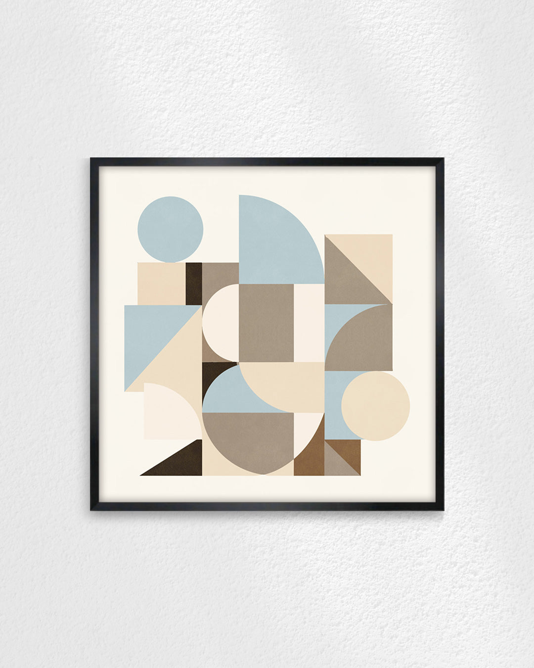 Shape Harmony 06 – Airy Neutralポスター（35×35cm/50×50cm）