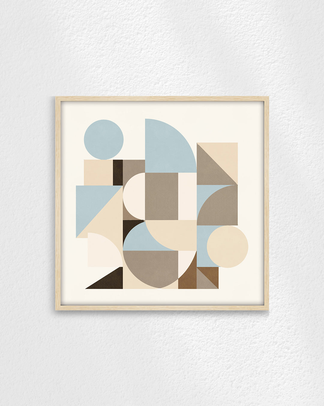 Shape Harmony 06 – Airy Neutralポスター（35×35cm/50×50cm）
