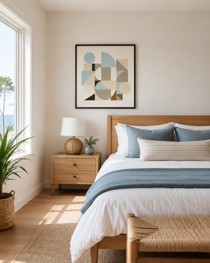 Shape Harmony 06 – Airy Neutralポスター（35×35cm/50×50cm）