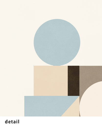 Shape Harmony 06 – Airy Neutralポスター（35×35cm/50×50cm）