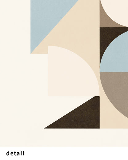 Shape Harmony 06 – Airy Neutralポスター（35×35cm/50×50cm）