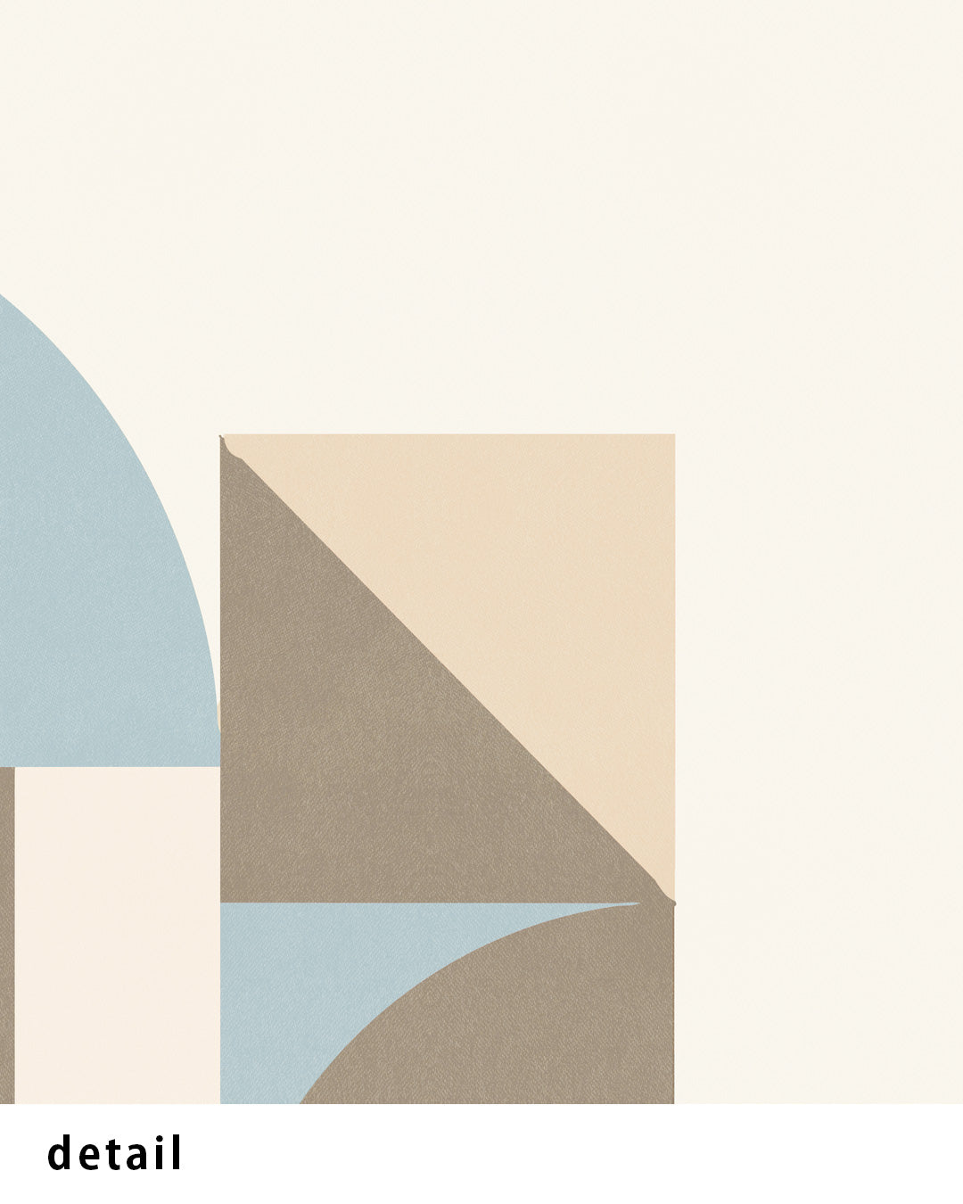 Shape Harmony 06 – Airy Neutralポスター（35×35cm/50×50cm）