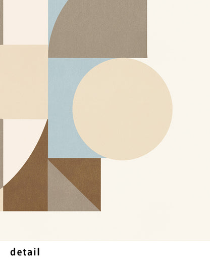 Shape Harmony 06 – Airy Neutralポスター（35×35cm/50×50cm）