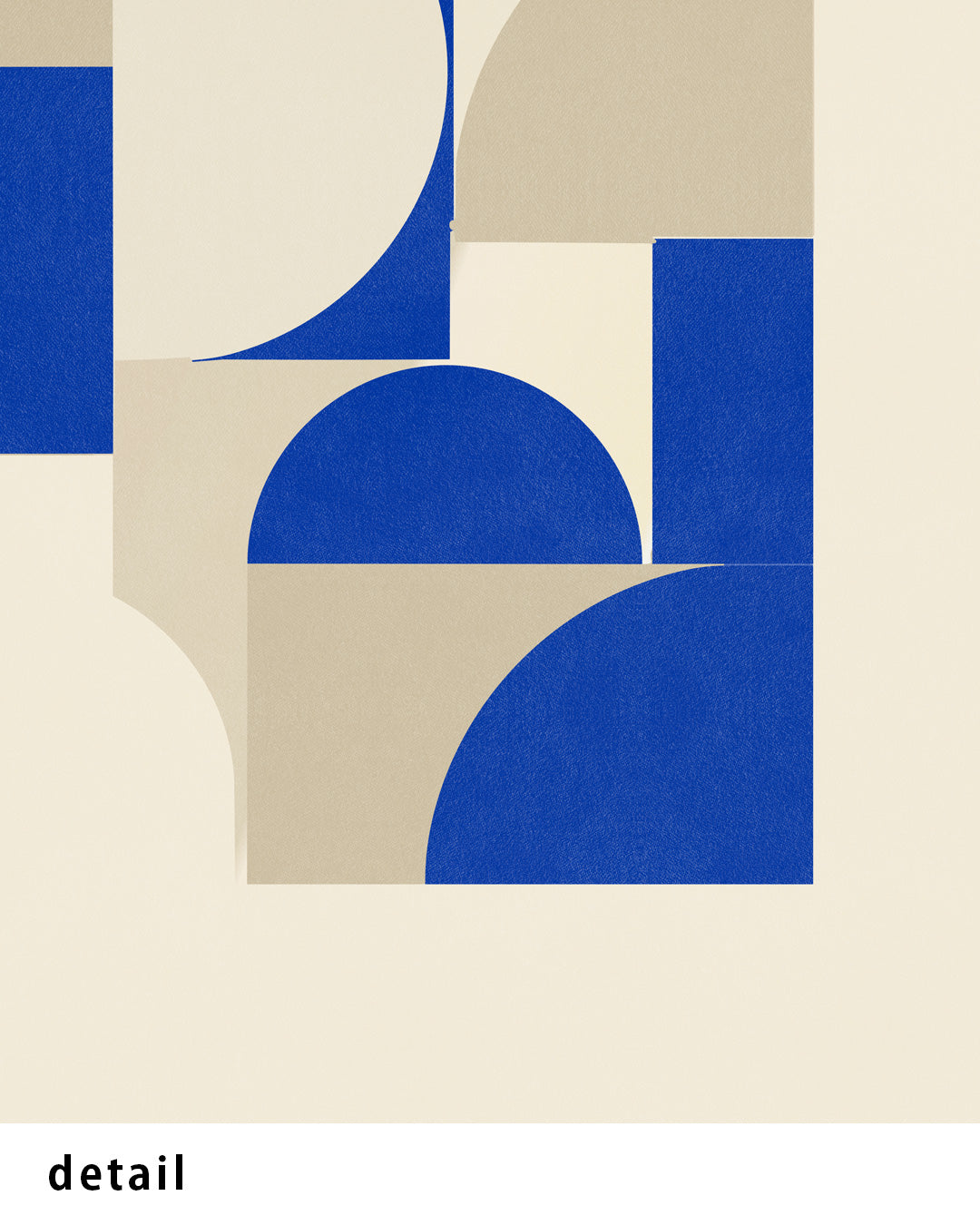 Shape Harmony 10 – Blue Rhythmポスター（35×35cm/50×50cm）