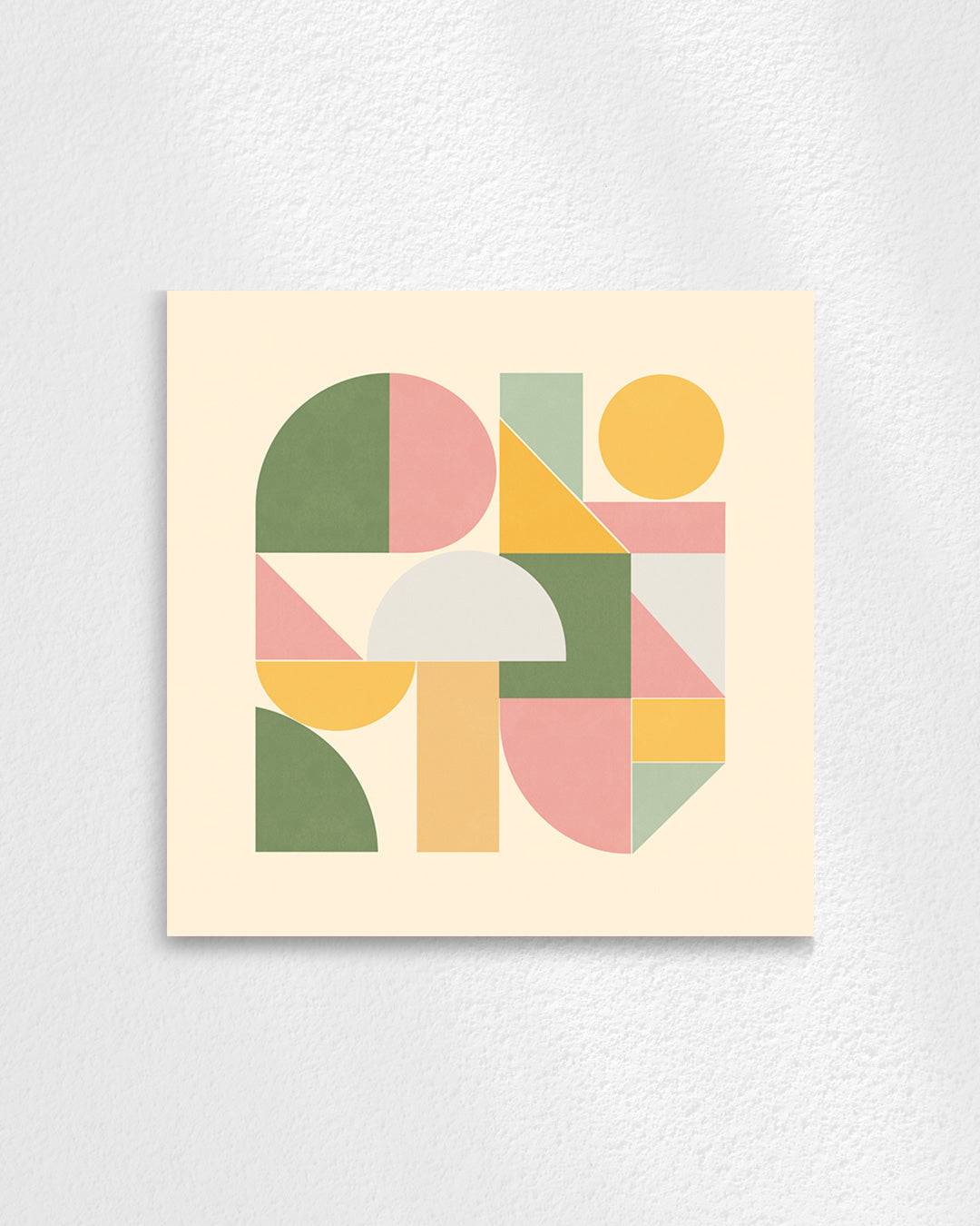 Shape Harmony 11 – Soft Bloomポスター（35×35cm/50×50cm）
