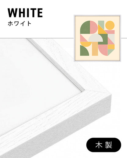 Shape Harmony 11 – Soft Bloomポスター（35×35cm/50×50cm）