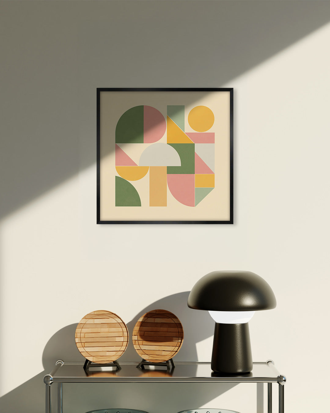 Shape Harmony 11 – Soft Bloomポスター（35×35cm/50×50cm）