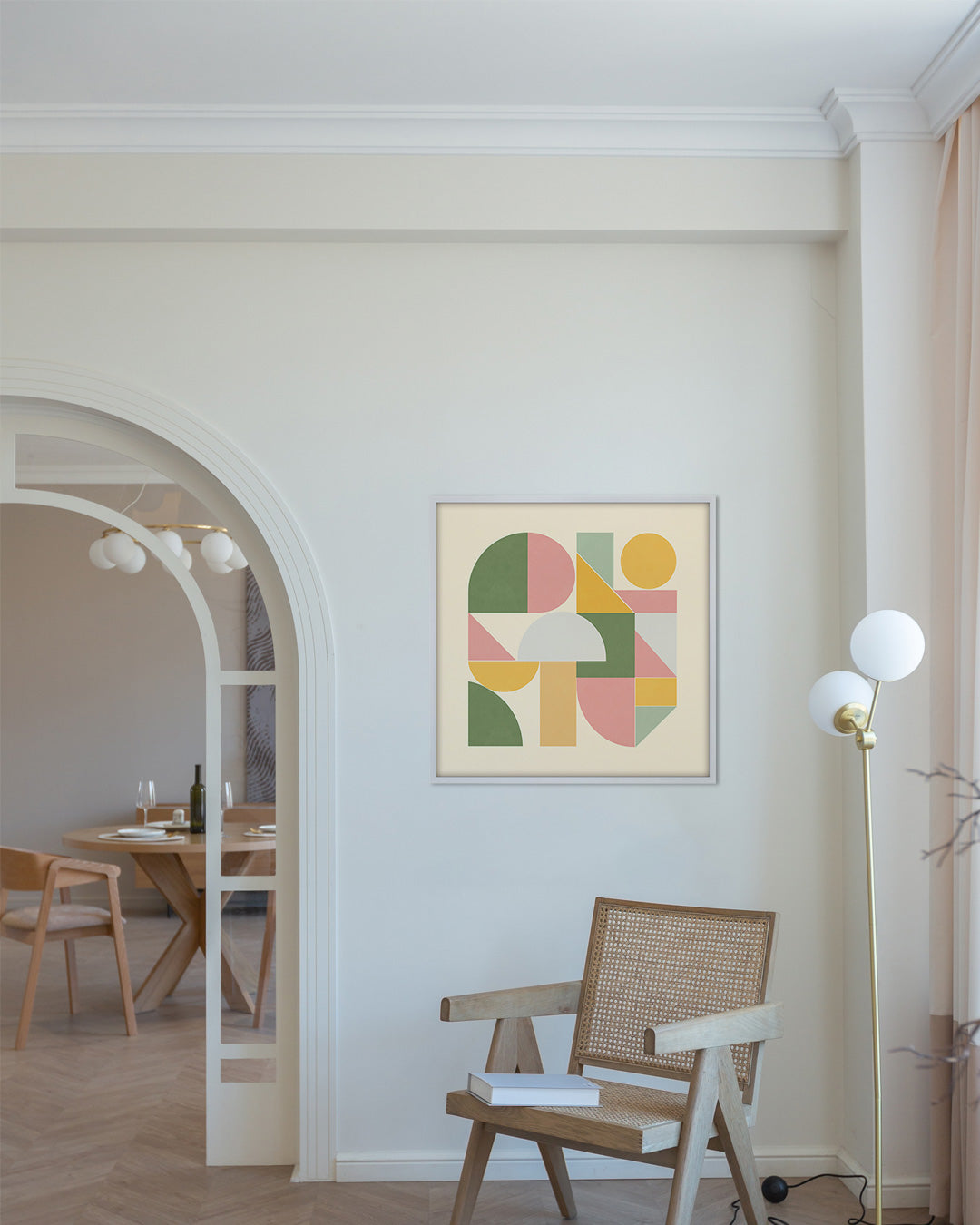 Shape Harmony 11 – Soft Bloomポスター（35×35cm/50×50cm）