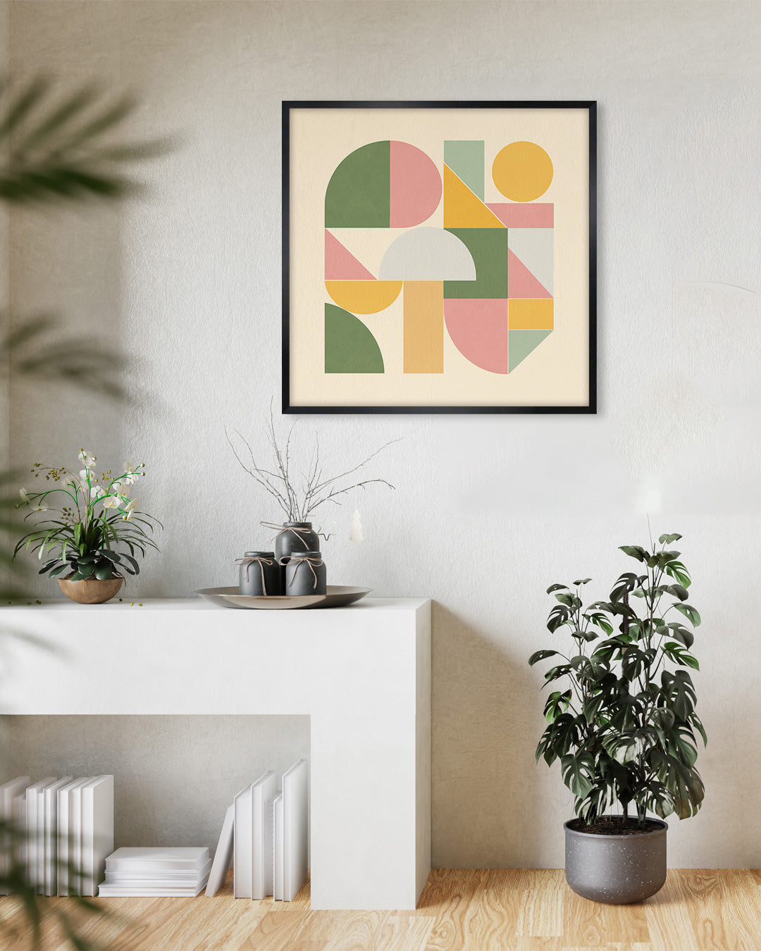 Shape Harmony 11 – Soft Bloomポスター（35×35cm/50×50cm）
