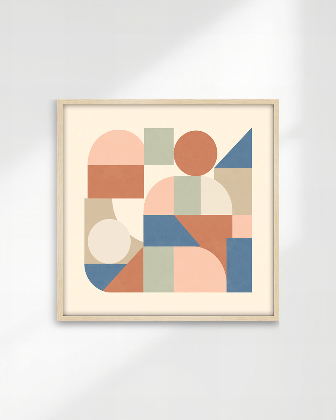 Shape Harmony 12 – Earthy Balanceポスター（35×35cm/50×50cm）