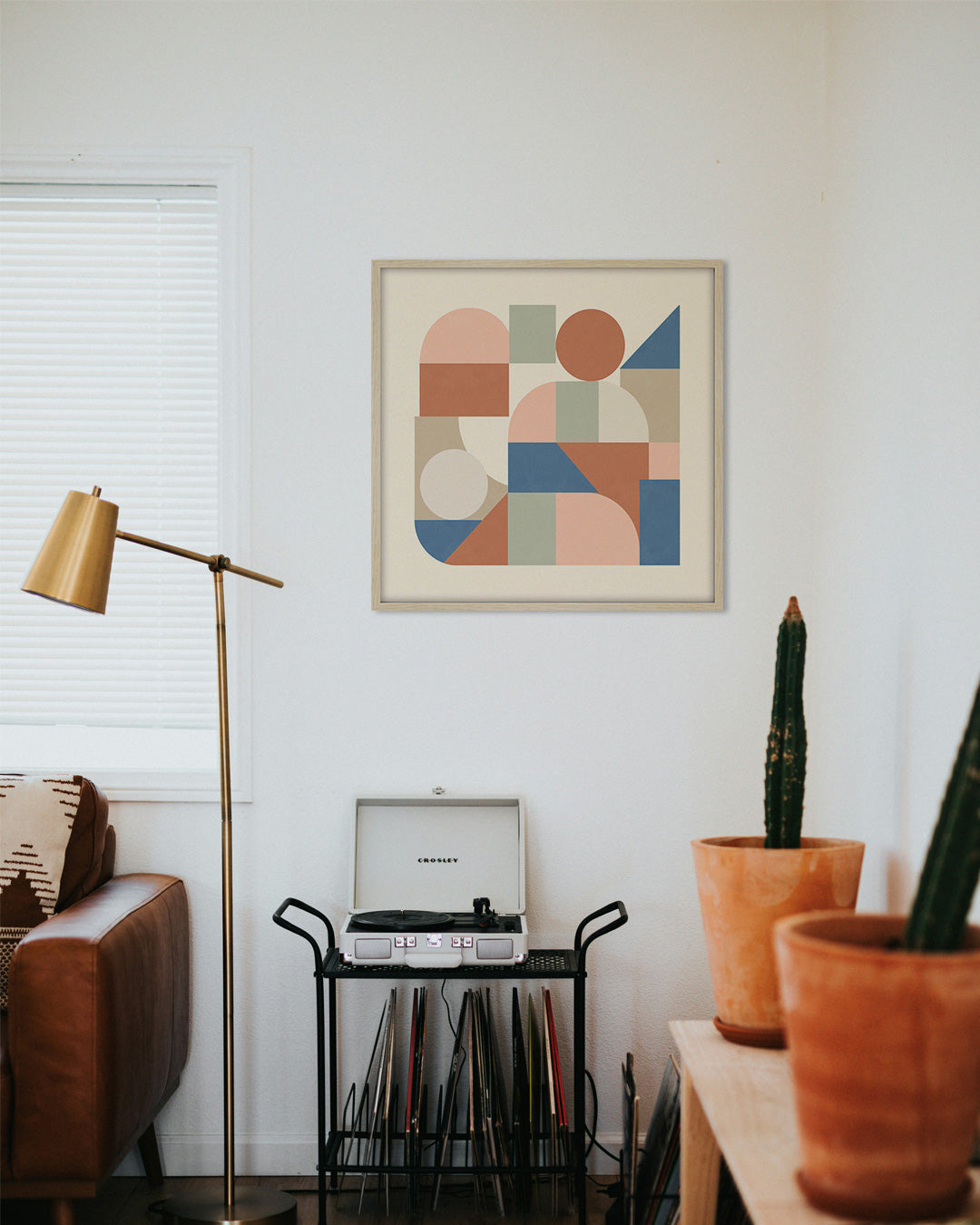 Shape Harmony 12 – Earthy Balanceポスター（35×35cm/50×50cm）