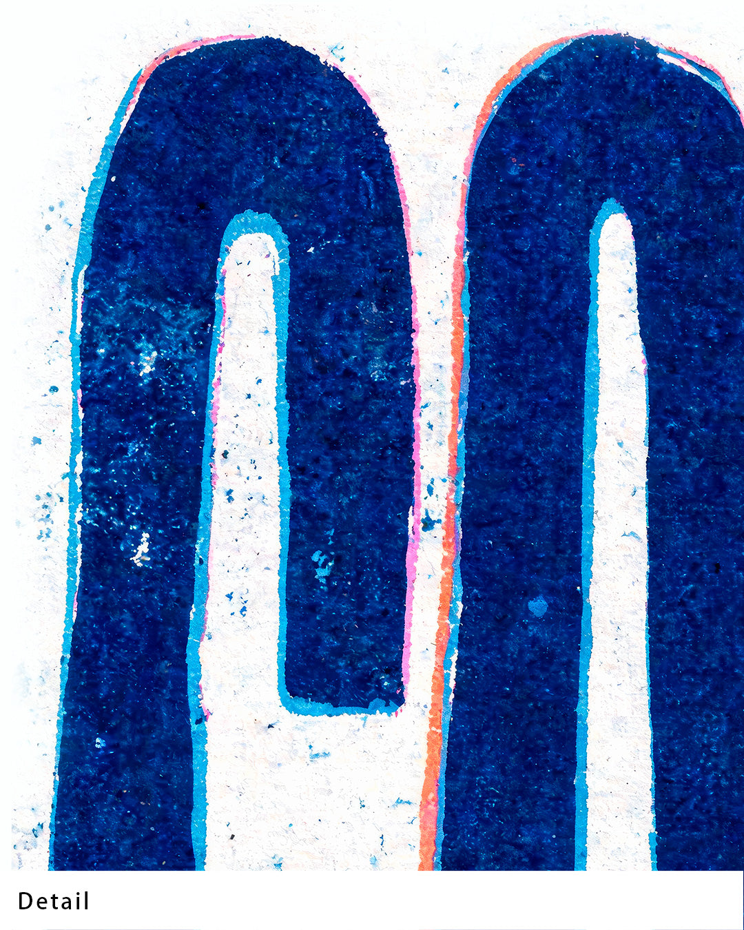 【ポスターのみ】Good Blue Typographyアートポスター（A2,A3）