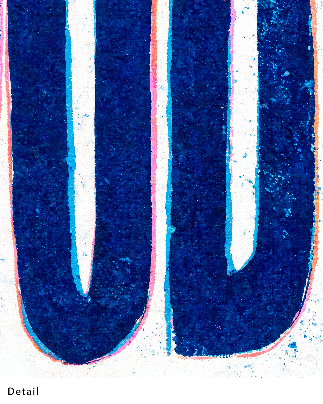【ポスターのみ】Good Blue Typographyアートポスター（A2,A3）