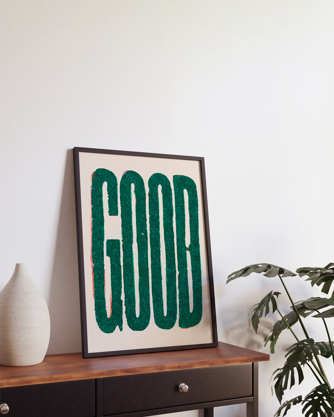 【ポスターのみ】Good Green Typographyアートポスター（A2,A3）