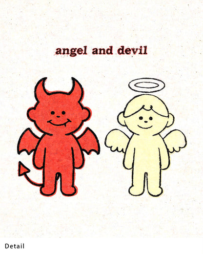 【ポスターのみ】Angel and Devilアートポスター（A2,A3）