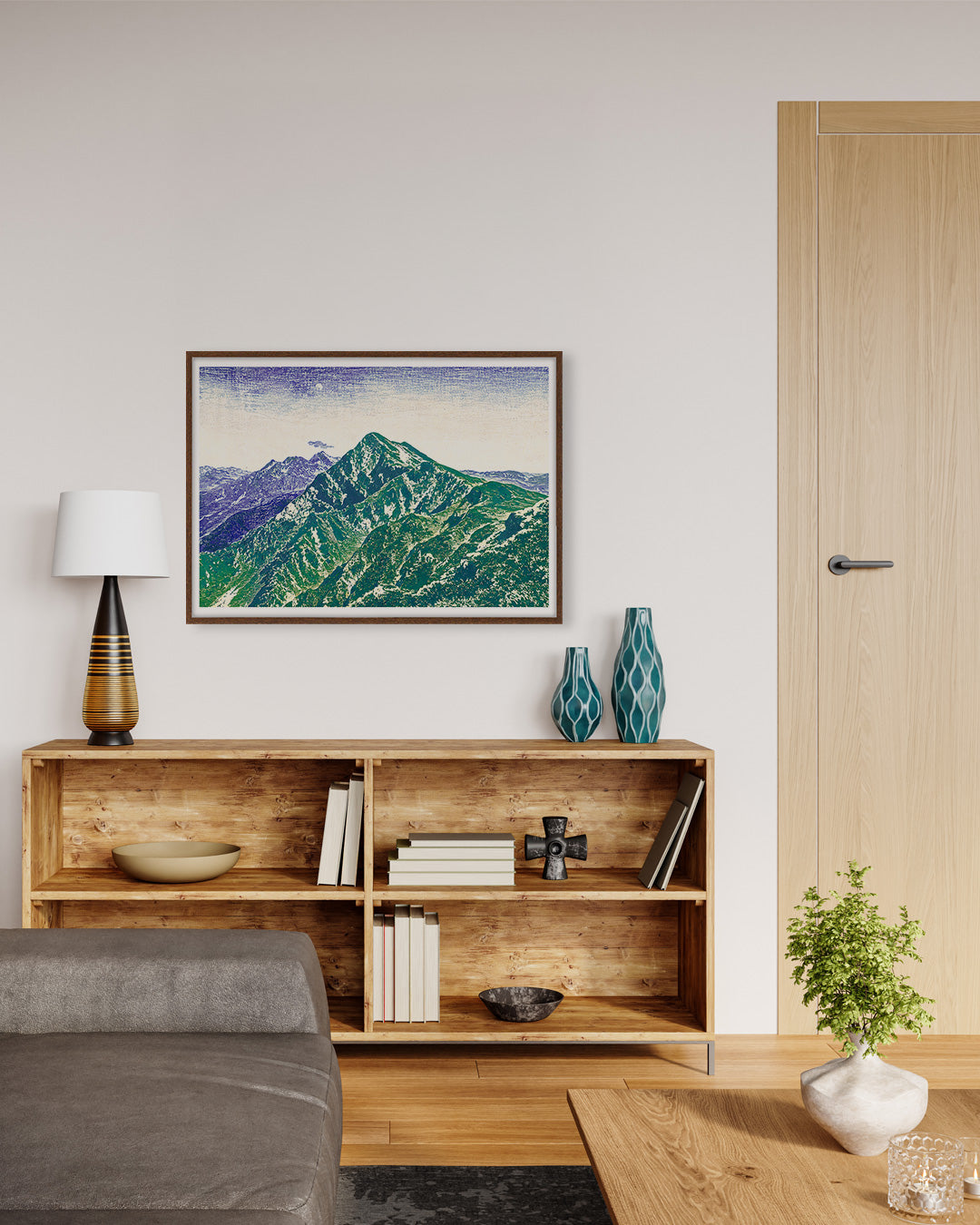 【ポスターのみ】Mountain Green Landscapeアートポスター（A2,A3）