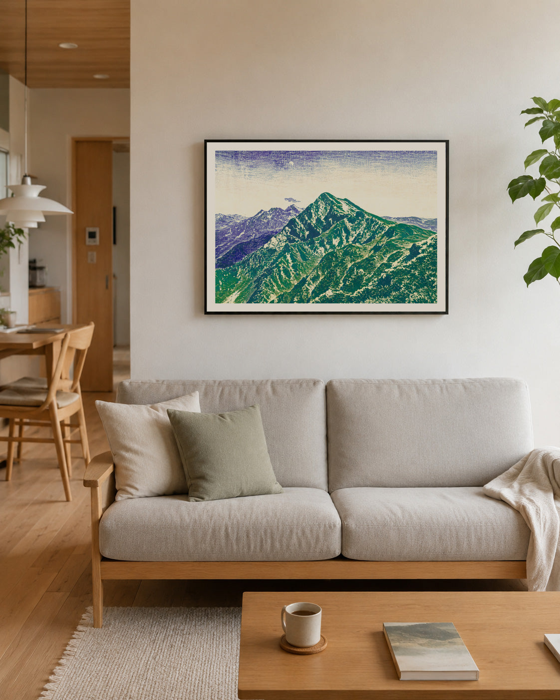 【ポスターのみ】Mountain Green Landscapeアートポスター（A2,A3）