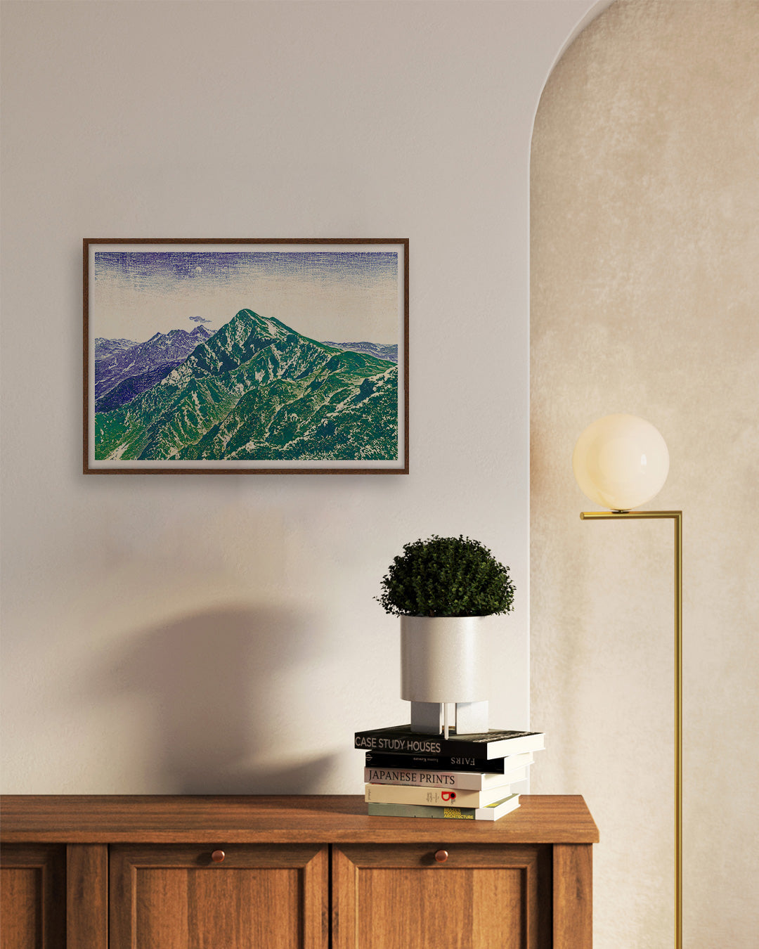 LEN デザイン アートポスター 2021年 ポスターのみ】Mountain Green Landscapeアートポスター（A2,A3