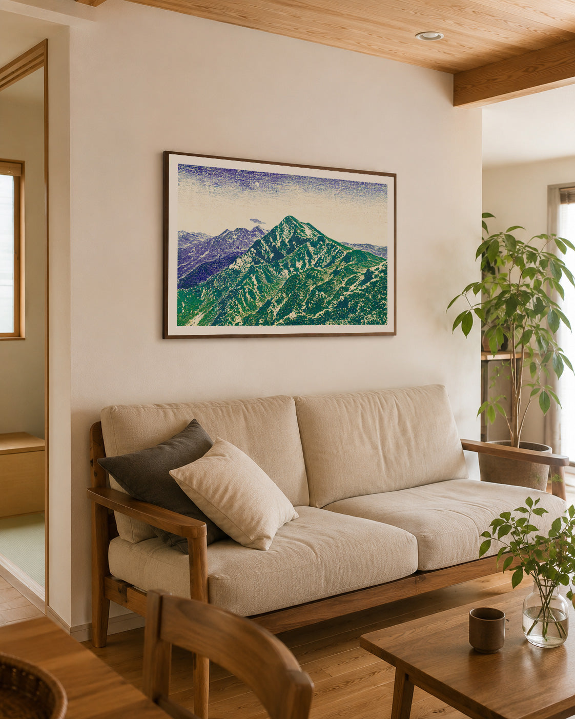 ポスターのみ】Mountain Green Landscapeアートポスター（A2,A3