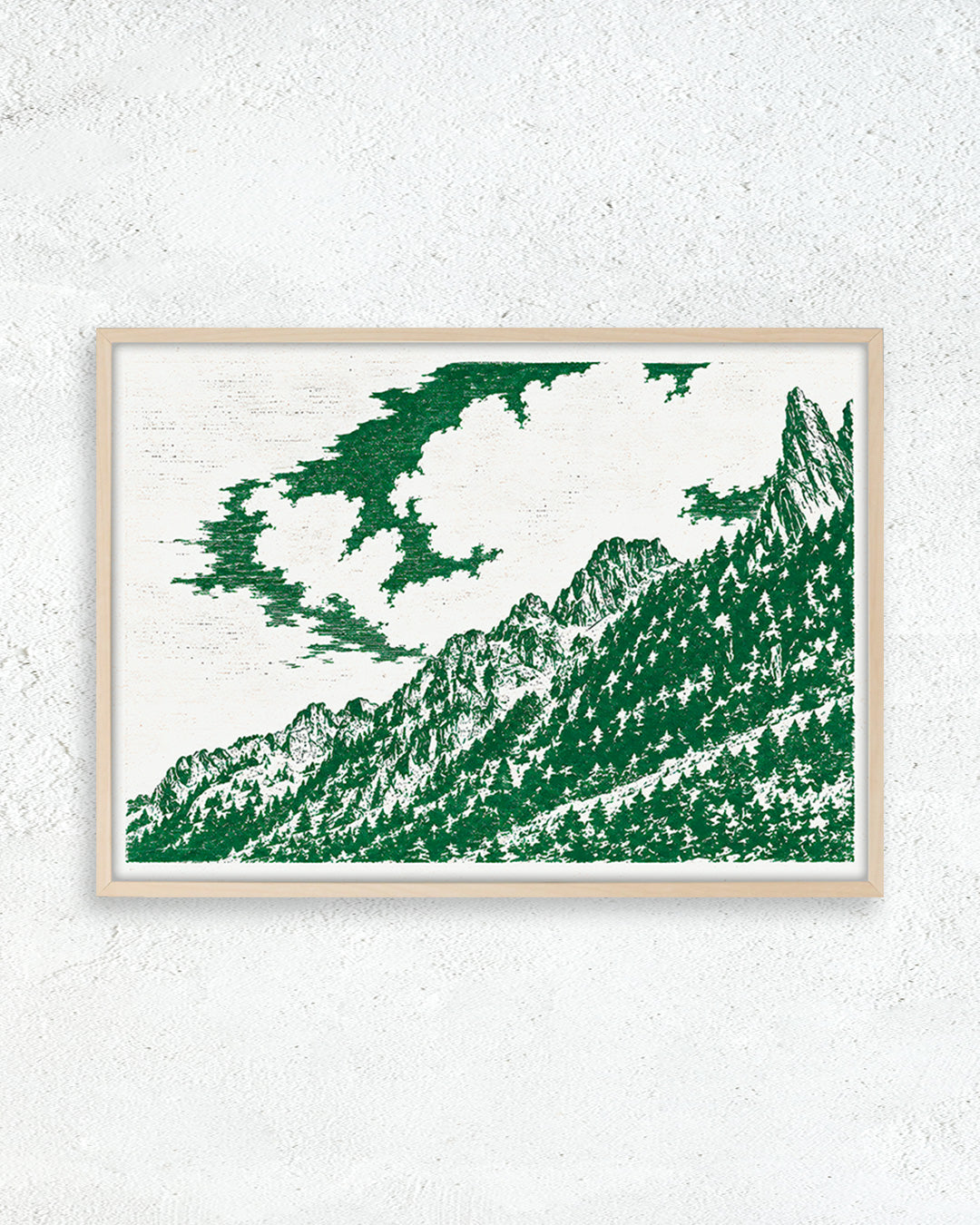 【ポスターのみ】Green Mountain Lineアートポスター（A2,A3）