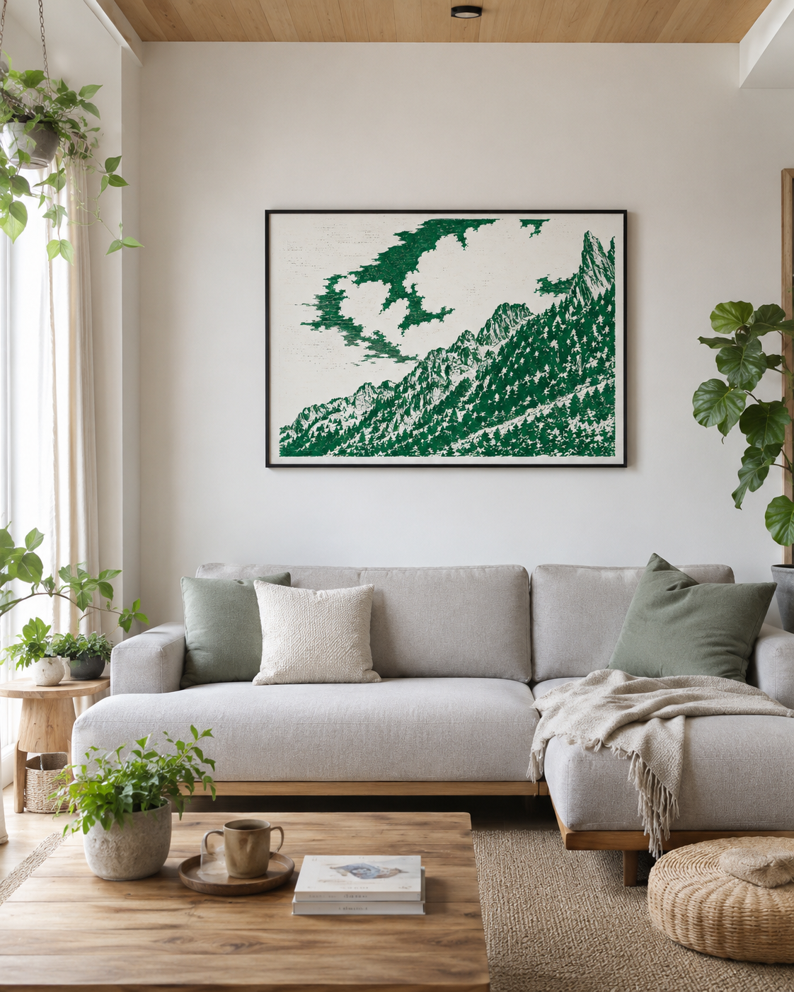 【ポスターのみ】Green Mountain Lineアートポスター（A2,A3）