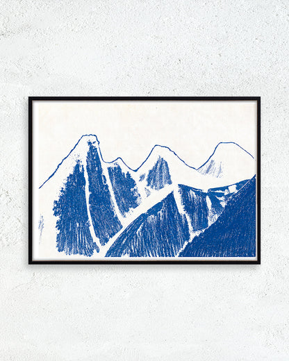 【ポスターのみ】Blue Mountain Sketchアートポスター（A2,A3）