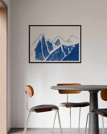 【ポスターのみ】Blue Mountain Sketchアートポスター（A2,A3）