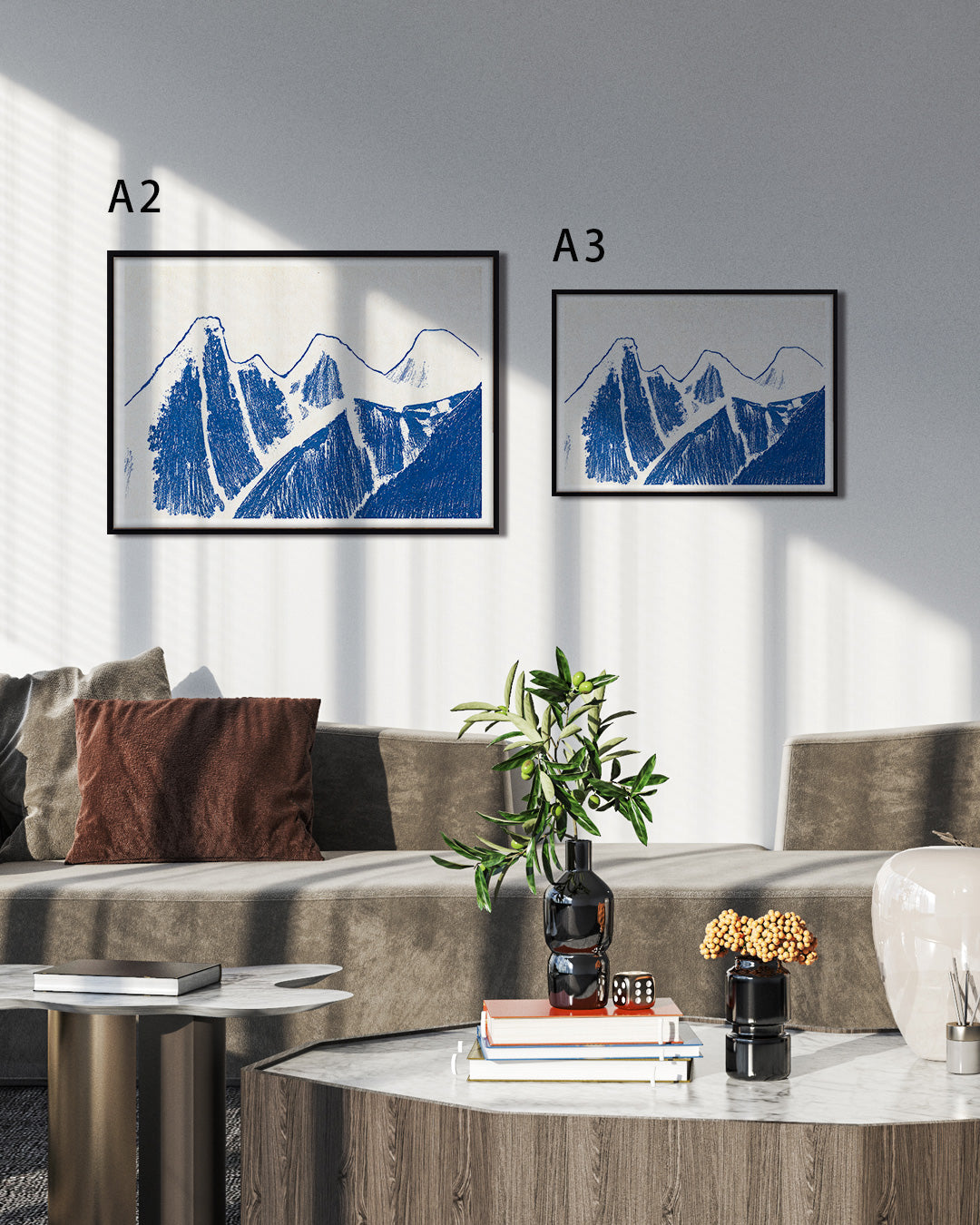 【ポスターのみ】Blue Mountain Sketchアートポスター（A2,A3）