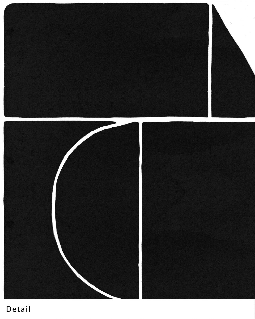 【ポスターのみ】Black Line Compositionアートポスター（A2,A3）
