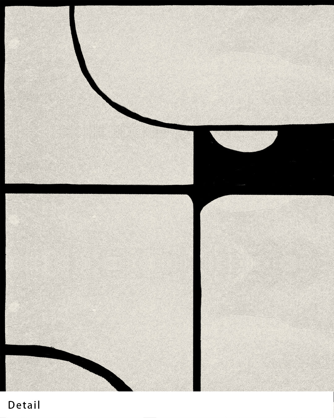 【ポスターのみ】Monochrome Curve Gridアートポスター（A2,A3）