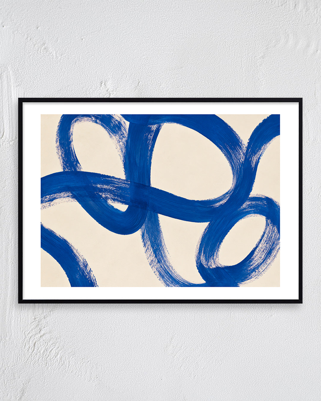 【ポスターのみ】Blue Gesture Flowアートポスター（A2,A3）