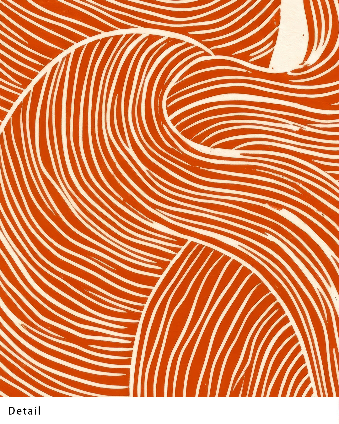 【ポスターのみ】Orange Line Flowアートポスター（A2,A3）