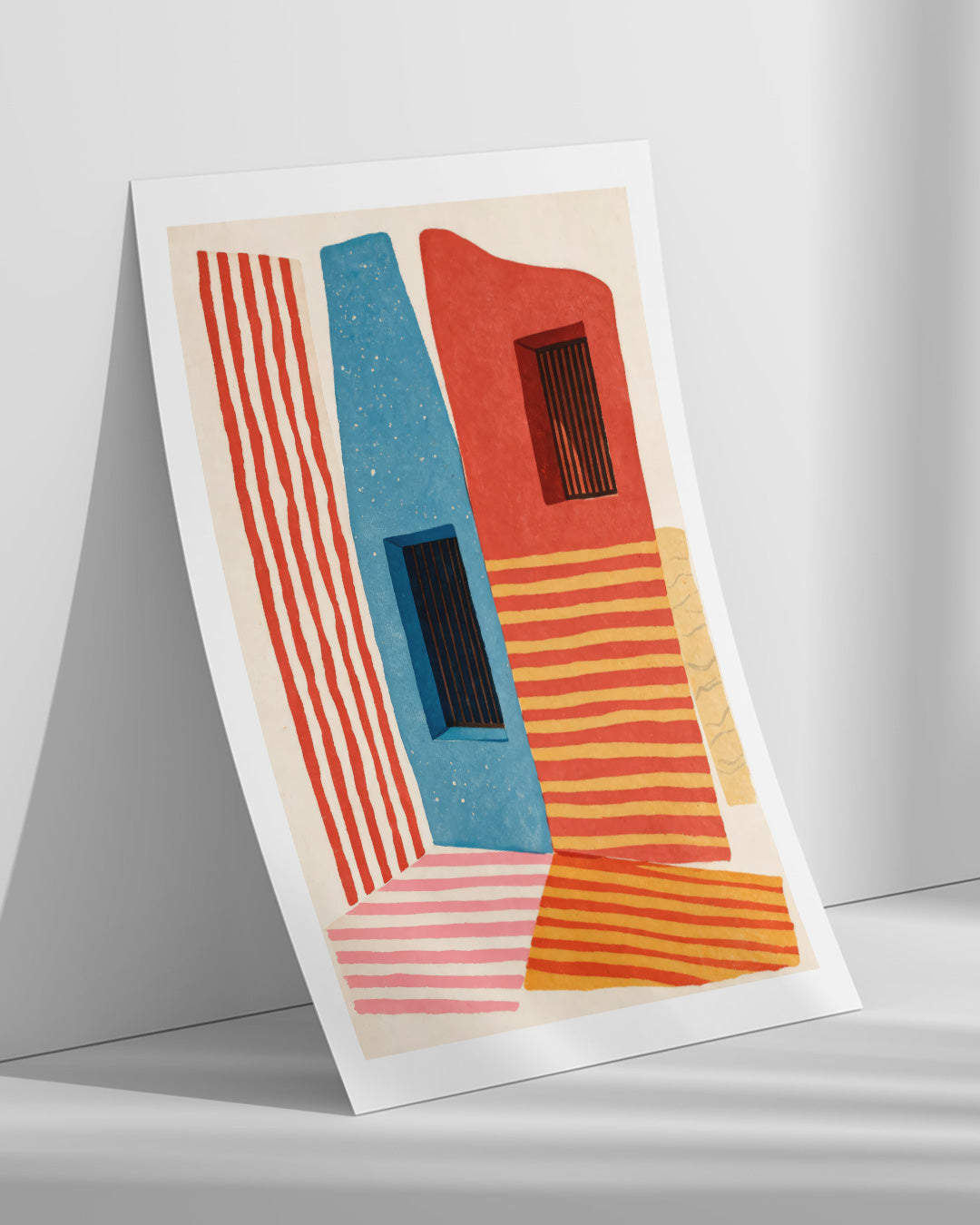ポスターのみ】Striped City Wallsアートポスター（A2,A3） – goodstock