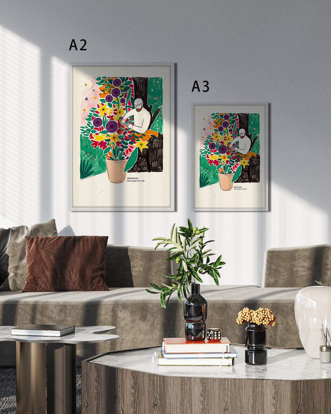 ポスターのみ】Arranging the Color of Lifeアートポスター（A2,A3