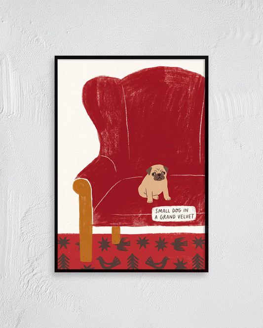 Small Dog in a Grand Velvet